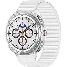 Galaxy Watch8 Classic | 46 мм | 4G LTE | White | Fabric/White | M/L, Размер: 46 мм, Цвет: White, Тип ремешка: Fabric, Цвет ремешка: White, Размер ремешка: M/L, Подключение часов: Bluetooth / Wi-Fi + 4G LTE